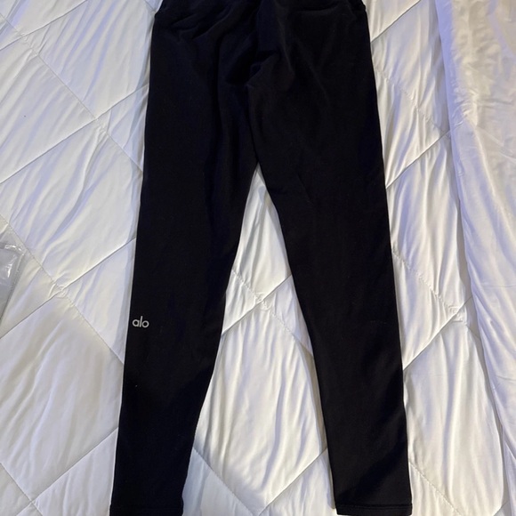 Alo High Waist Airbrush Leggings Black Size S - Picture 3 of 8